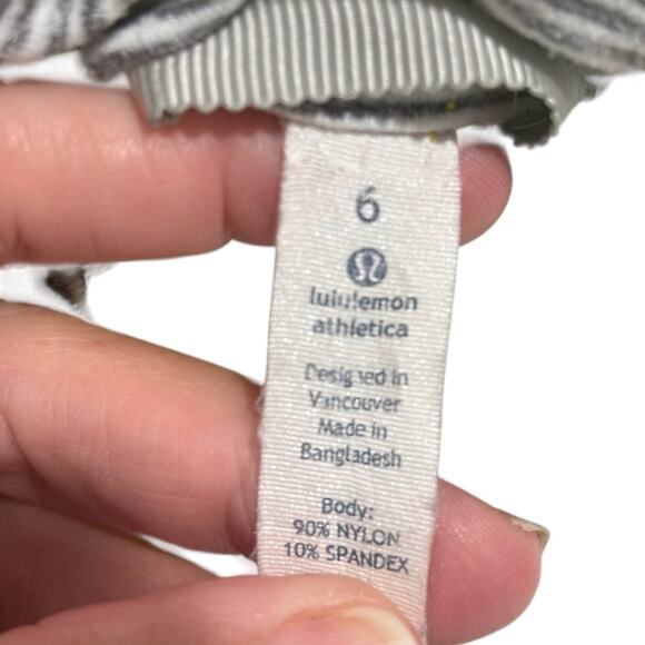 LULULEMON Fluffed Up Split Pea Green vest 800 Fill Goose Down Size 6 - Picture 5 of 8